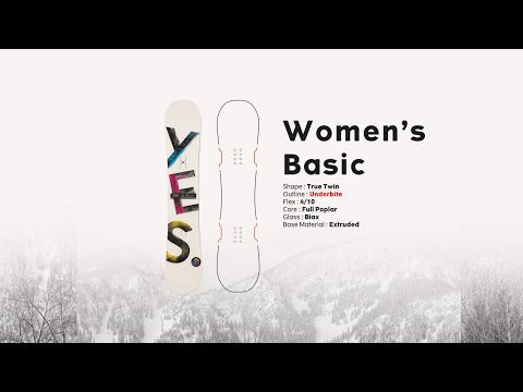 yes basic snowboard canada YES W Basic SNOWBOARD W23 – Rude Girls Shop
